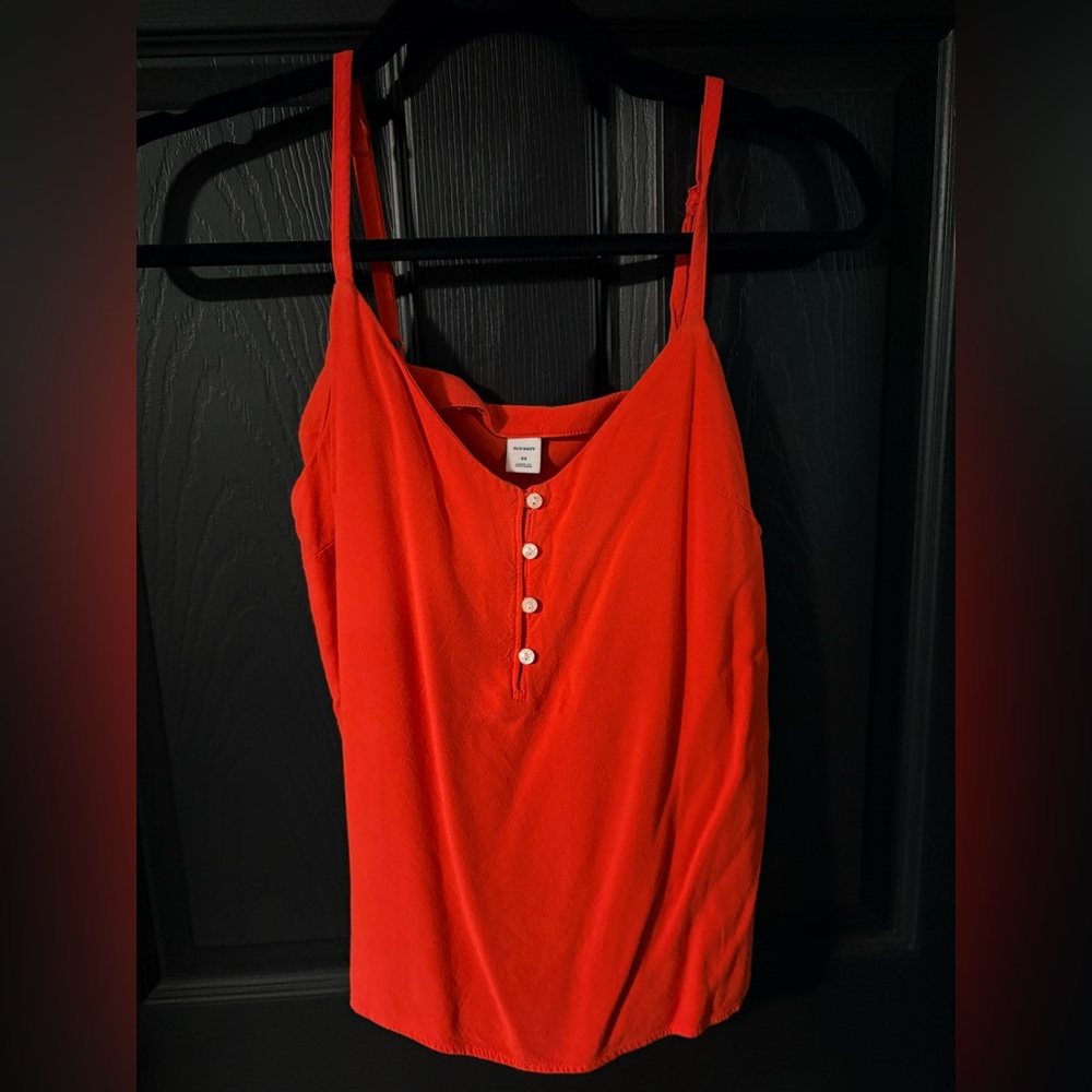 Old Navy Bright Red cropped tank